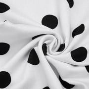 Polka Dot Print Tie Up Seventh Pants GSBW C26PT109