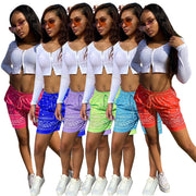 Paisley Print Beach Shorts GLF 07012