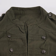 Long Sleeve Short Denim Coat GPKJ MR51595