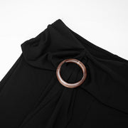 Solid Color Micro Flare Pants GDSF Q25PT259