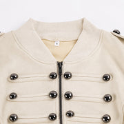 Suede Double breasted Short Coats GPKJ MR51036