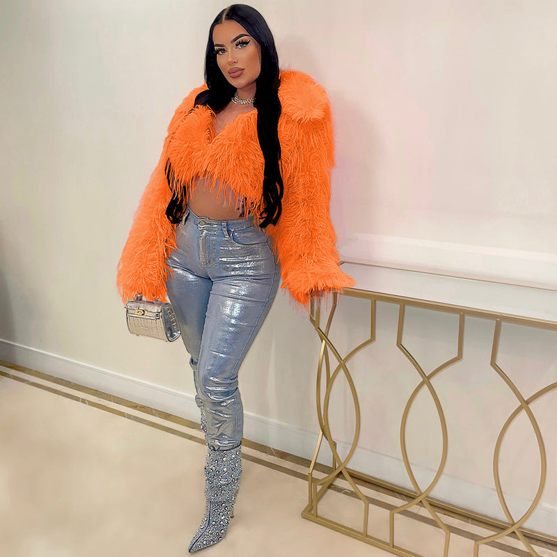 Sexy Faux Fur Short Coat ZSD 0651