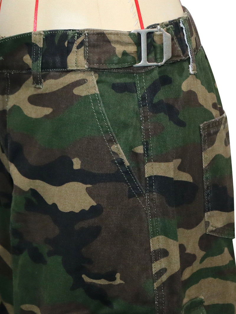 Camouflage Print Loose Casual Pants SH 391581