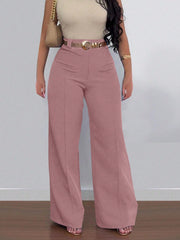 Solid Color Wide Leg Pants ONY 391258