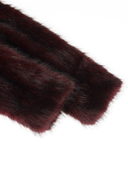 Patchwork Fur Faux Leather Short Jacket ZSD 0772