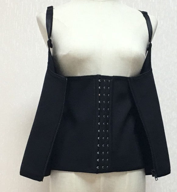 Adjustable Shoulder Strap Zip Up Body Shaper YRS 082