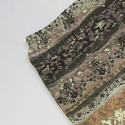 Retro Print Split Half Body Skirt GPKJ MR47708