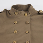 Double Breasted Waistband Jackets GPKJ MR49925