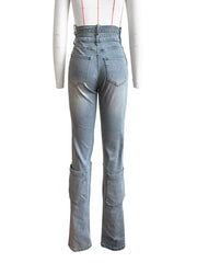 Fashion Holes Slim Jeans CH 88016