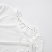 Solid Color Irregular T Shirts GSZM C25TP021
