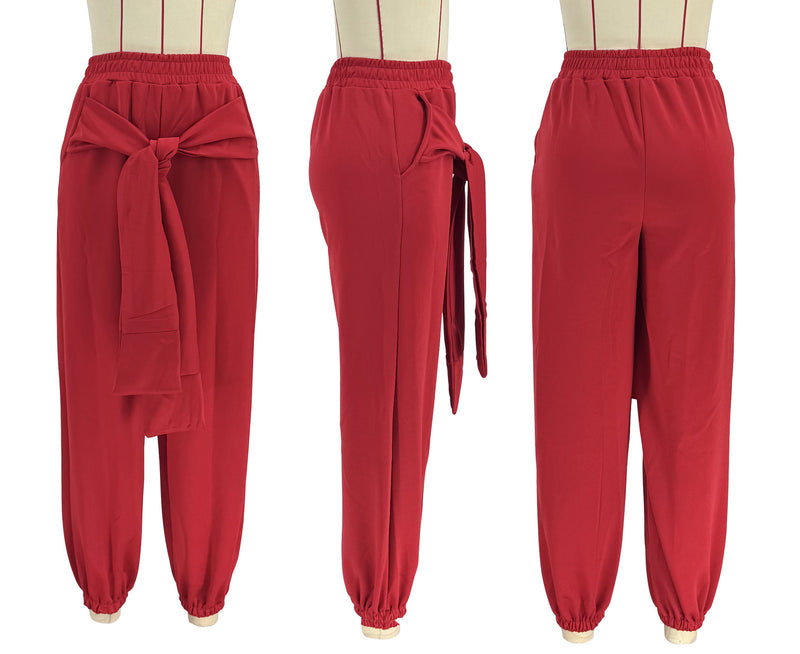 Solid Color Loose Casual Pants YH 5343