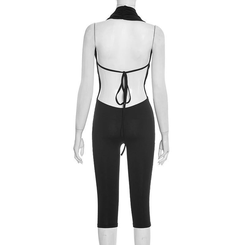 Sexy Backless Tie Up Jumpsuit GDSF J25JP488