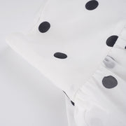 Polka Dot Print Irregular Long Skirts GPKJ MR43545