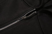 Long Sleeve Zipper Deep V Neck Coats GYME K25L77368