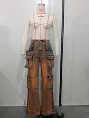 Casual Patchwork Multi