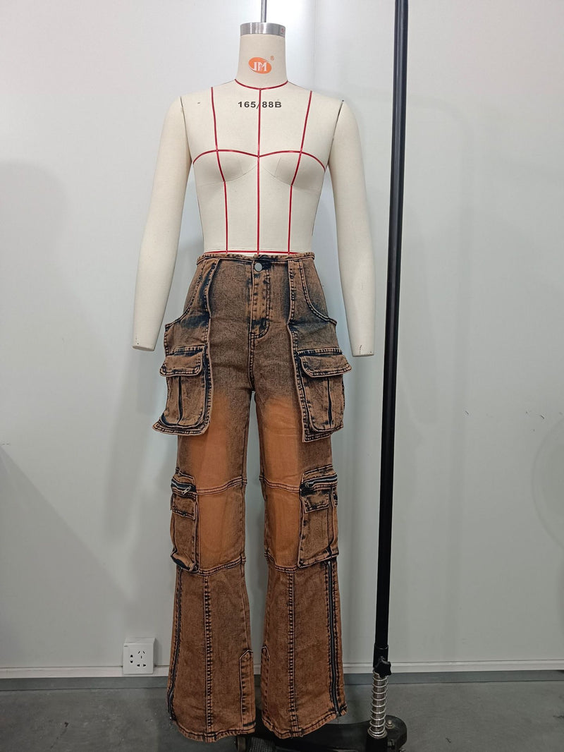 Casual Patchwork Multi