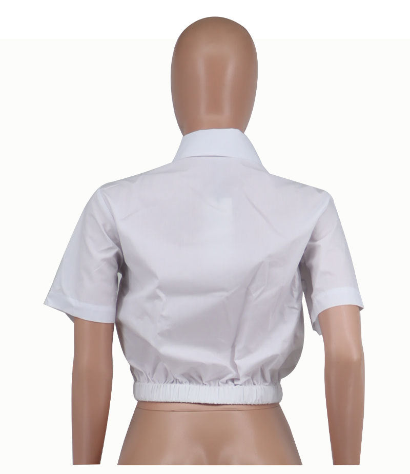Short Sleeve Hot Drill Short Shirt XHXF 961