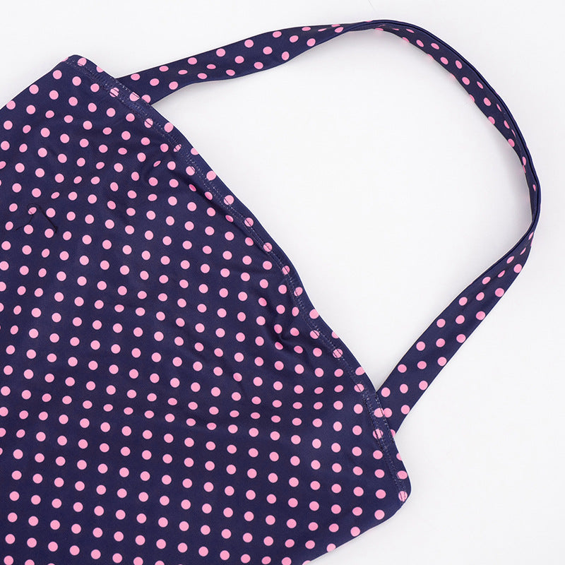 Polka Dots Print Halterneck Seventh Jumpsuit MXBF J26JP132