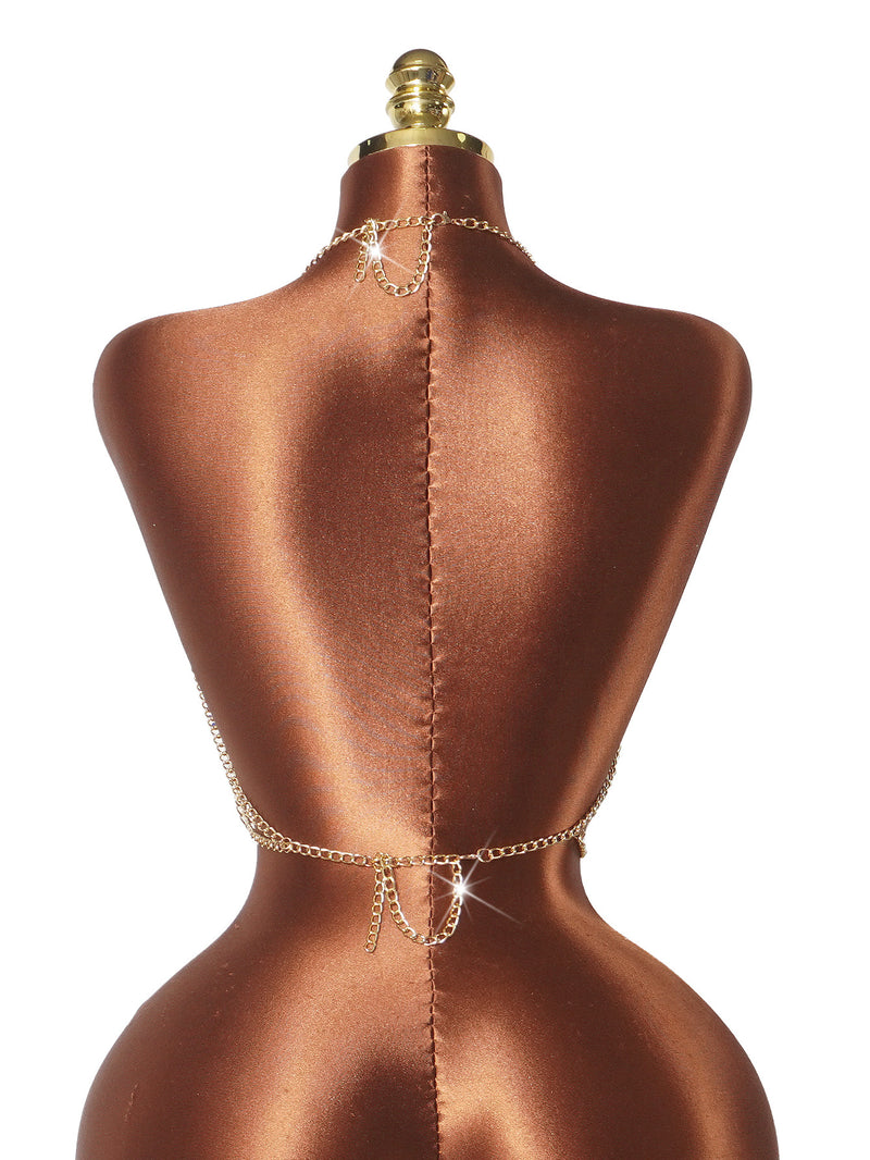 Starfish Sequin Rhinestone Chain Tank Top GZYY B27442