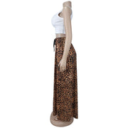 Retro Animal Print Casual Pants BY 7768