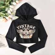 Long Sleeve Print Hooded Sweatshirt GNZD 9688TD