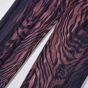 See Through Mesh Tie Up Two Piece Pants Set GNZD 11828