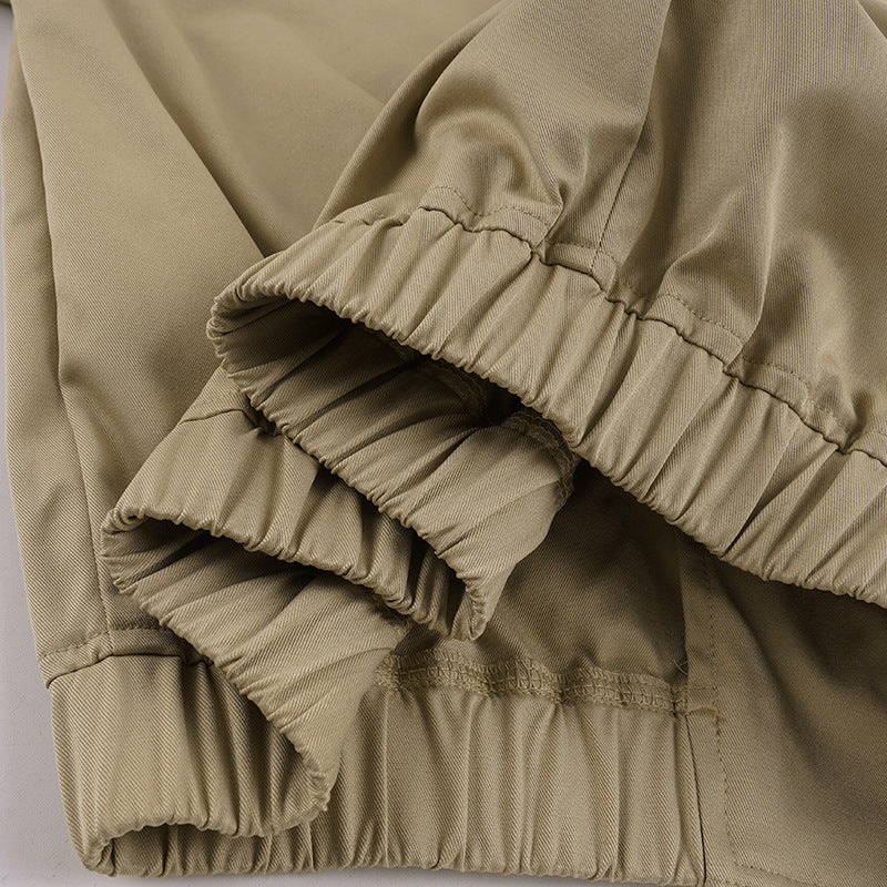 Lapel Neck Zipper Long Sleeve Jackets GPKJ MR51635