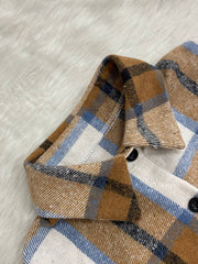 Plaid Cardigan Long Thin Jacket LSD 2265