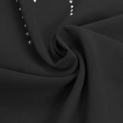 Hot Diamond Chiffon Long Sleeve Maxi Dress BY 7818