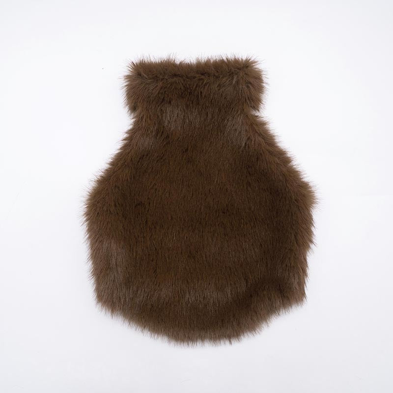 Furry Backless Sleeveless Crop Tops MXBF J25TP296