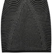 Sexy Deep V Neck Hot Drill Mini Dress BY 7348