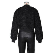 Long Sleeve Zipper Loose Coats ZSD 0773