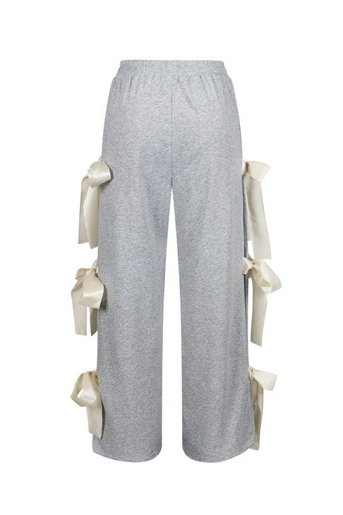 Fashion Tie Bow Solid Color Pants OD 8743