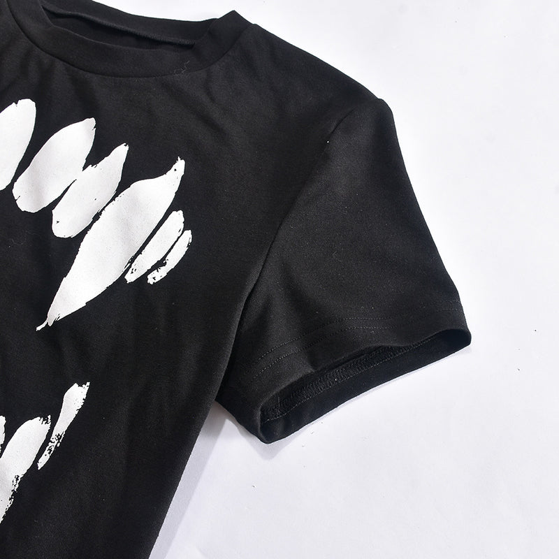 Short Sleeve Print T Shirt GFRT 11066THR