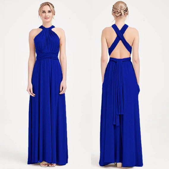 Solid Color Sleeveless Maxi Dress XMY N020