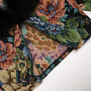 Vintage Floral Jacquard Patchwork Coat GDSF Q26TP222