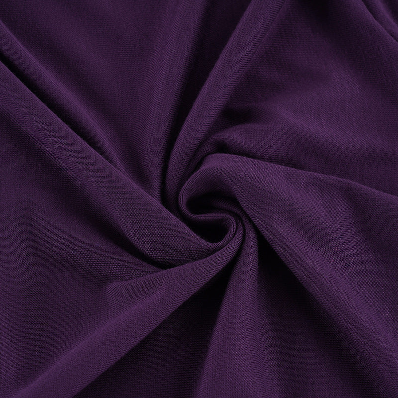 Solid Color Irregular Long Fishtail Skirt GPKJ MR50225