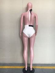 Sexy Backless Halter One Pieces Swimsuits ORY 5128