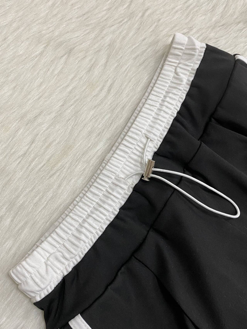 Casual Patchwork Slim Straight Pants LSD 2330
