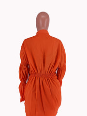 Solid Color Long Sleeve Shirt GCYF 9185