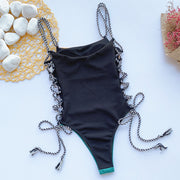 Sexy Patchwork Swimsuit Bikini Set CASF 6016