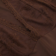 Long Sleeve Lace Halterneck T Shirt FL 25316