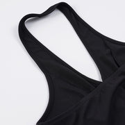 Halterneck Solid Color Backless Jumpsuit GPKJ MR45320