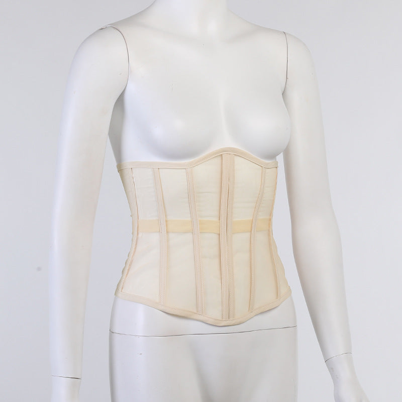 Mesh Wrap Chest Tank Tops FL 22513P