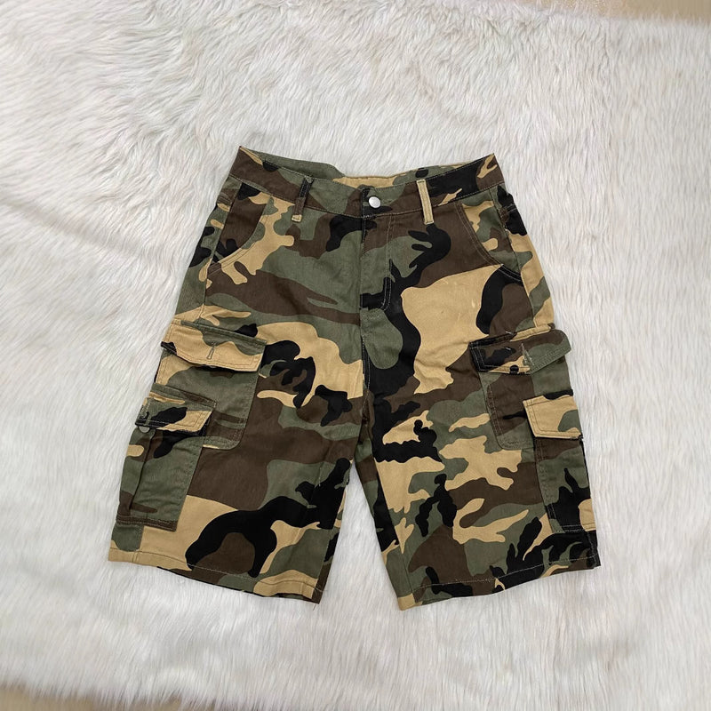 Loose Casual Camouflage Print Shorts LSD 2822