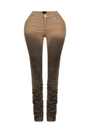 Solid Color Fashion Tight Pants GXHF M80601