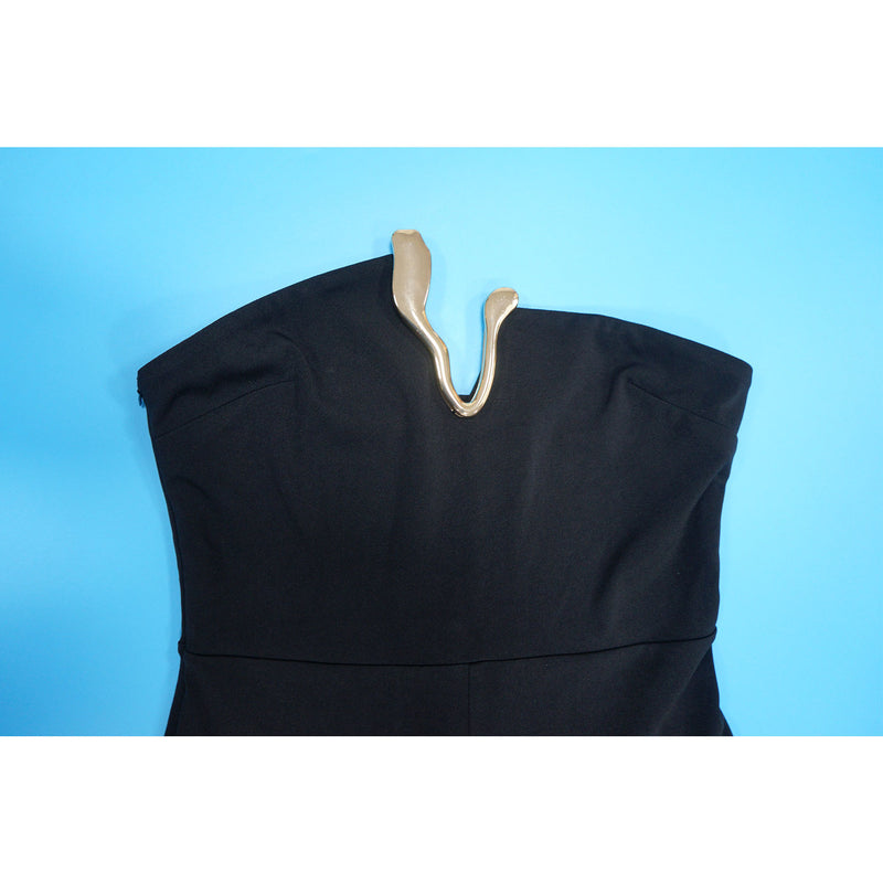 Solid Color Off Shoulder Slim Jumpsuit YF 10974