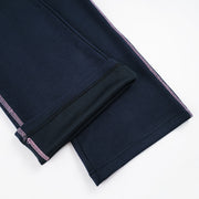 Contrast Color Drawstring Micro Flare Pants GPKJ MR49368