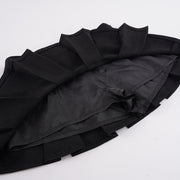 Casual Solid Color Pleated Mini Skirts GPKJ MR51435