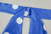 Polka Dots Print Backless Mini Dress GJYO JD305280